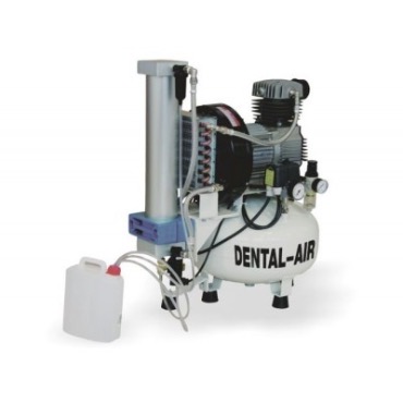 Werther Int. Dental Air 2/24/57 - безмасляный воздушный компрессор на 2 установки, с осушителем, без кожуха, 150 л/мин